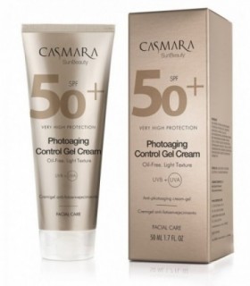 Crema facial anti-fotoenvejecimiento FPS 50+ (SunBeauty. Photo-Aging Control Gel Cream SFP 50+)
